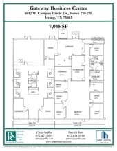 6012 Campus Circle Dr W, Irving, TX à louer Plan d’étage– Image 2 sur 2