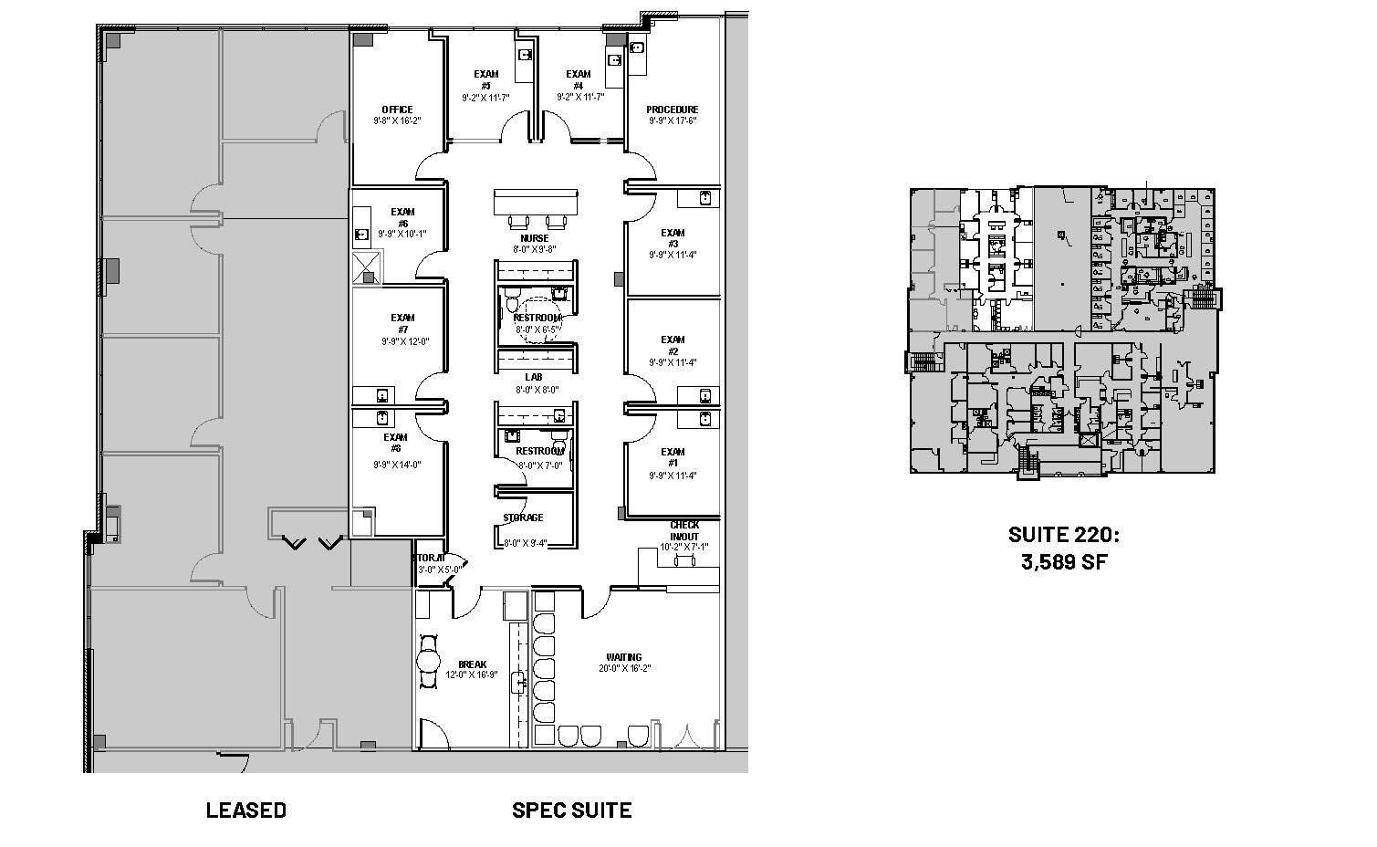 146 Medical Park Rd, Mooresville, NC à louer Plan d’étage– Image 1 sur 14
