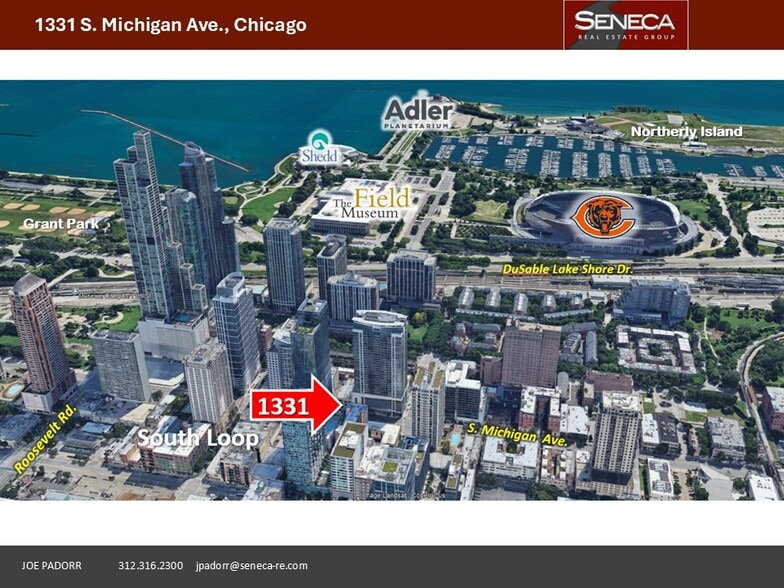 1331 S Michigan Ave, Chicago, IL à louer - Aérien – Image 3 sur 11