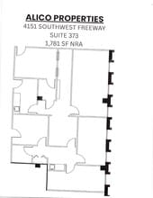 4151 Southwest Fwy, Houston, TX à louer Plan d’étage– Image 1 sur 1
