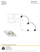1100 Poydras St, New Orleans, LA à louer Plan de site– Image 1 sur 1