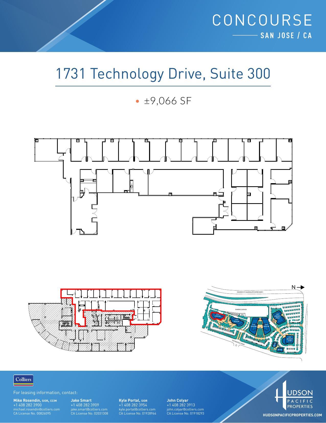 224 Airport Pkwy, San Jose, CA à louer Plan d’étage– Image 1 sur 1