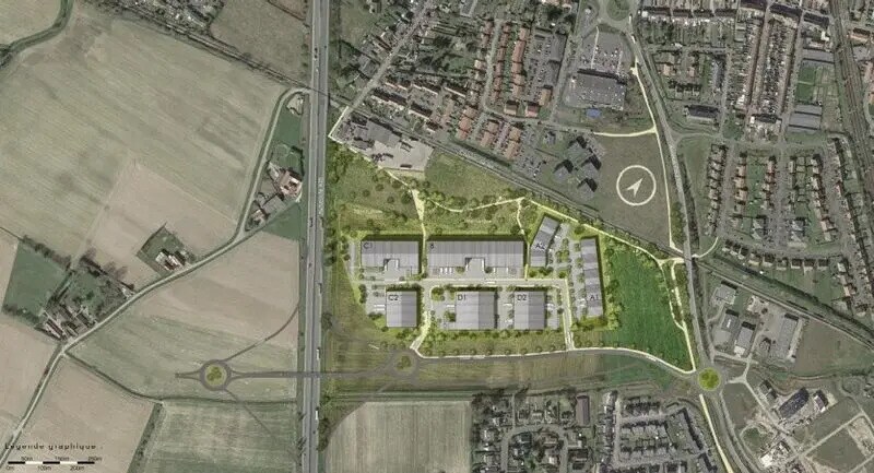 Terrain dans Erquinghem-Lys à vendre Plan de site– Image 1 sur 4