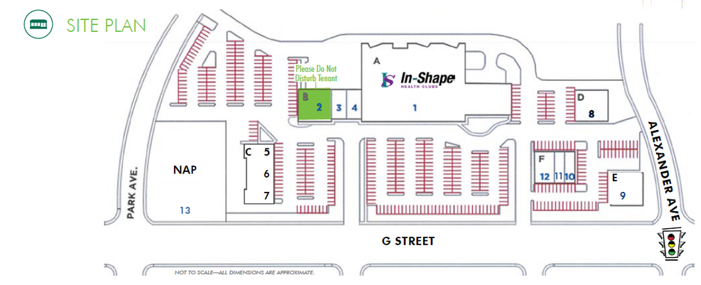 2969 G St, Merced, CA à louer - Plan de site – Image 2 sur 4