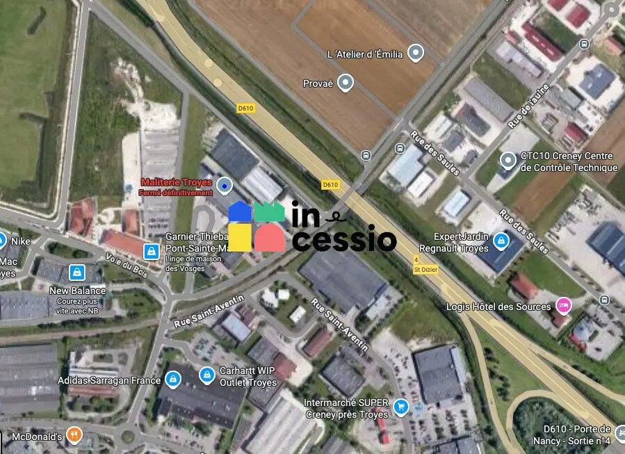 Local commercial dans Creney-près-Troyes à vendre Photo de l’immeuble– Image 1 sur 7