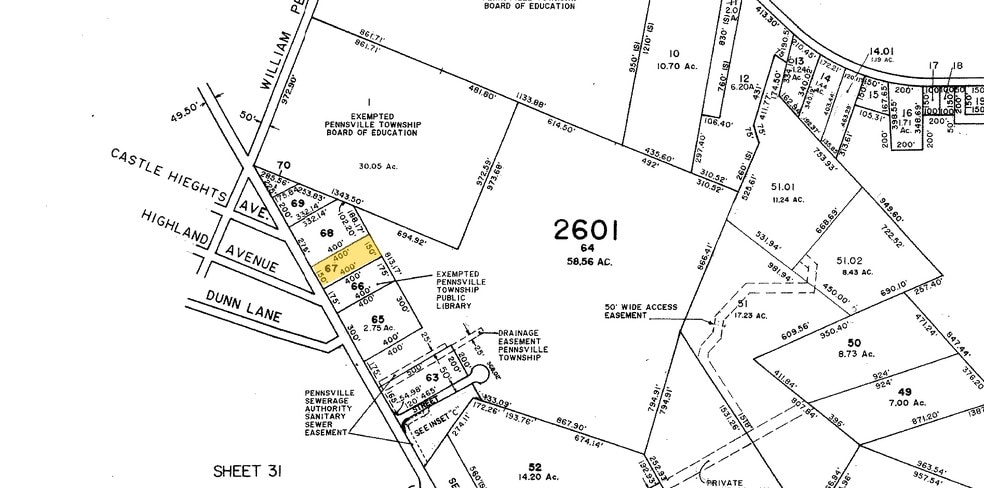 180 S Broadway, Pennsville, NJ à louer - Plan cadastral – Image 3 sur 19