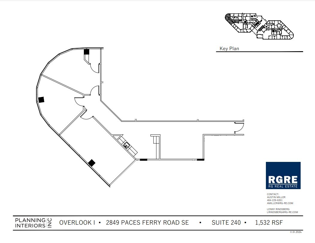 2849 Paces Ferry Rd SE, Atlanta, GA à louer Plan d’étage– Image 1 sur 1