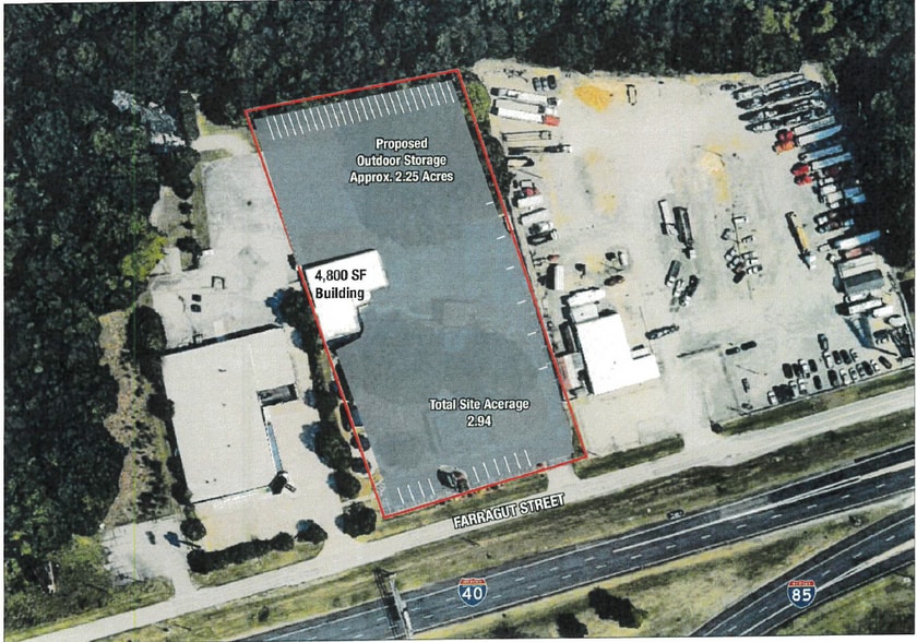 536 Farragut St, Greensboro, NC à vendre - Plan de site – Image 2 sur 11