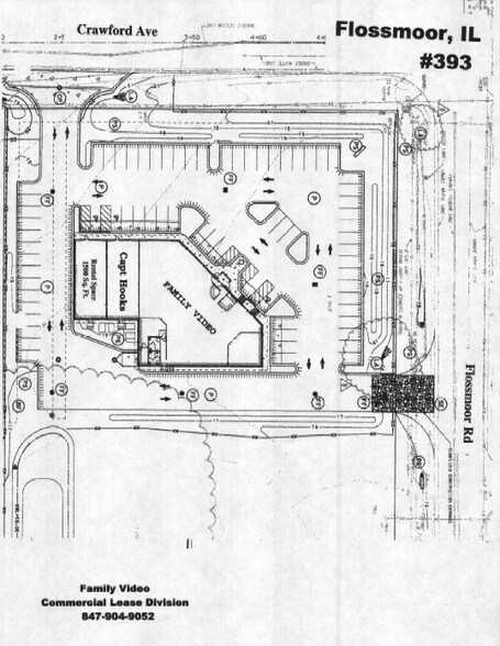 19105 Crawford Ave, Flossmoor, IL à louer - Plan de site – Image 2 sur 2