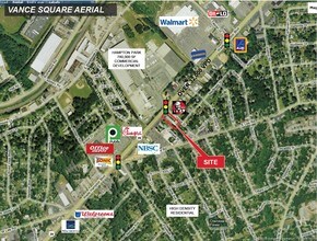 2854 Wade Hampton Blvd, Taylors, SC - VUE AÉRIENNE  vue de carte