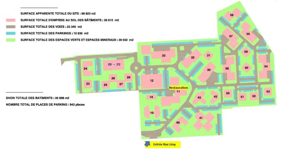 33 Avenue Du Docteur Georges Lévy, Vénissieux à louer - Plan de site – Image 1 sur 15