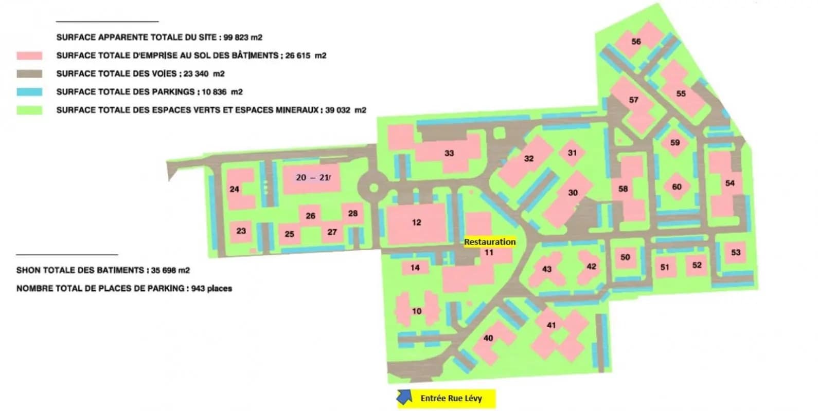 33 Avenue Du Docteur Georges Lévy, Vénissieux à louer Plan de site– Image 1 sur 16