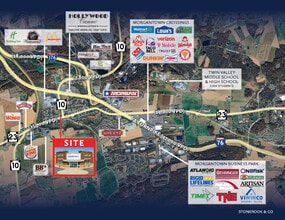 3145 W Main St, Morgantown, PA - VUE AÉRIENNE  vue de carte