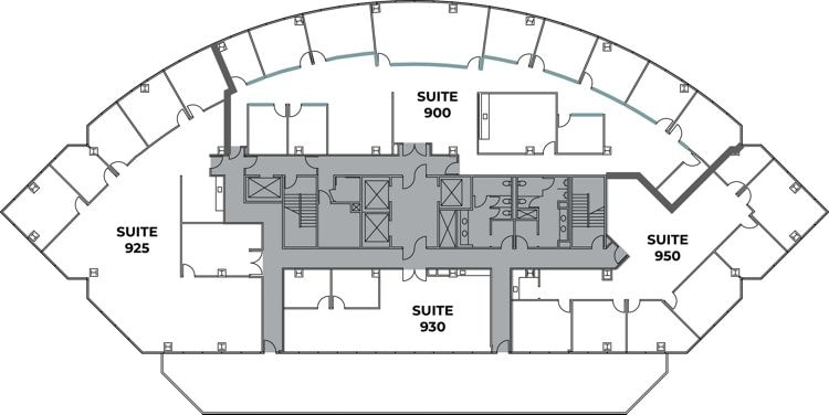 9255 Towne Centre Dr, San Diego, CA à louer Plan d’étage– Image 1 sur 1