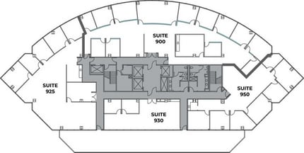 9255 Towne Centre Dr, San Diego, CA à louer Plan d’étage– Image 1 sur 1