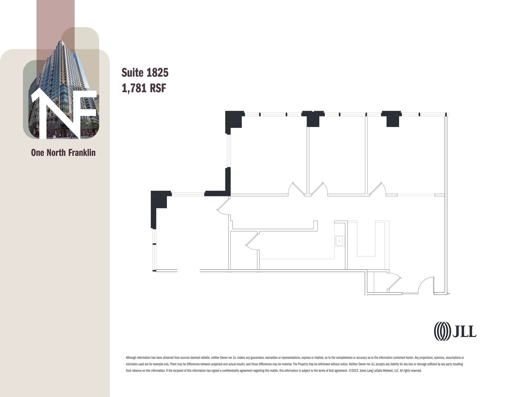 1 N Franklin St, Chicago, IL à louer Plan de site– Image 1 sur 1