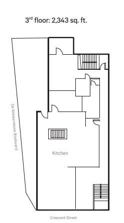 1467-1471 Rue Crescent, Montréal, QC à louer Plan d’étage– Image 1 sur 1