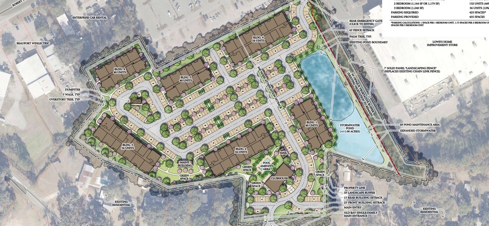 37 Old Salem Rd, Beaufort, SC à vendre - Plan de site – Image 1 sur 1