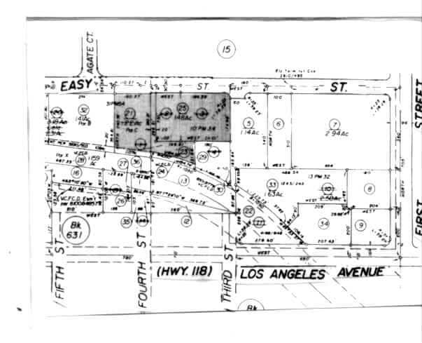 888 Easy St, Simi Valley, CA à louer - Plan cadastral – Image 3 sur 5