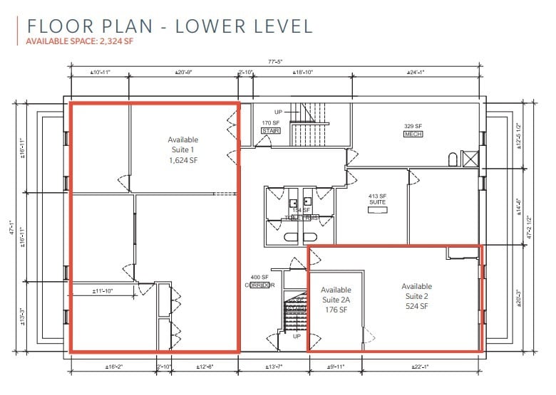 11019 N Towne Square Rd, Mequon, WI à louer Plan d’étage– Image 1 sur 1