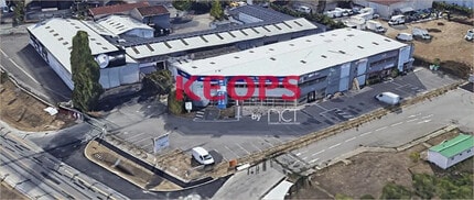 Toulouse - VUE AÉRIENNE vue de carte