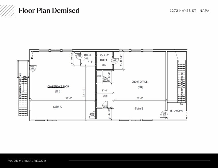 1272 Hayes St, Napa, CA à louer - Plan d’étage – Image 2 sur 9