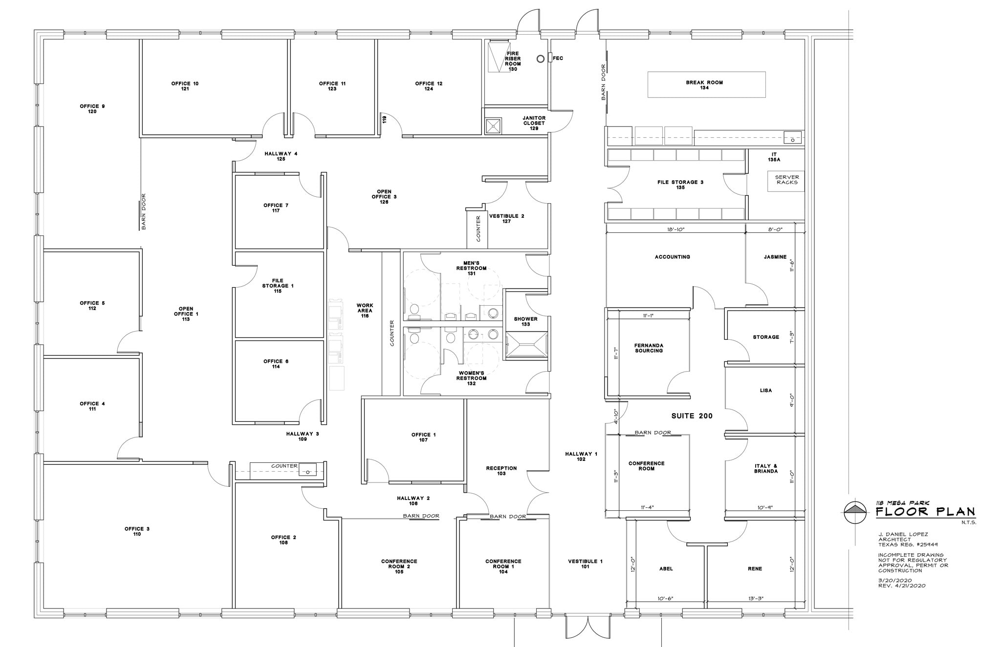 118 Mesa Park Dr, El Paso, TX à louer Plan de site– Image 1 sur 1