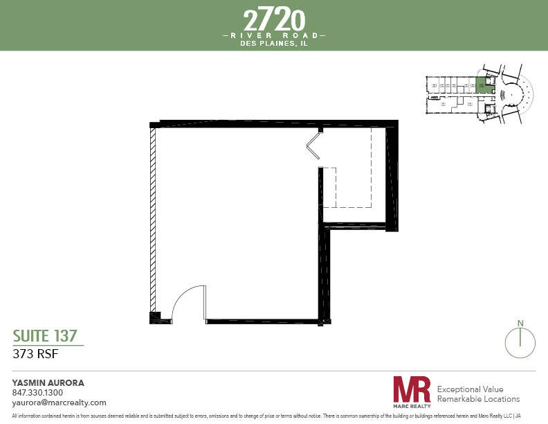 2720 S River Rd, Des Plaines, IL à louer Plan d’étage– Image 1 sur 1