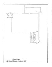 142 Canal St, Salem, MA à louer Plan d’étage– Image 1 sur 6