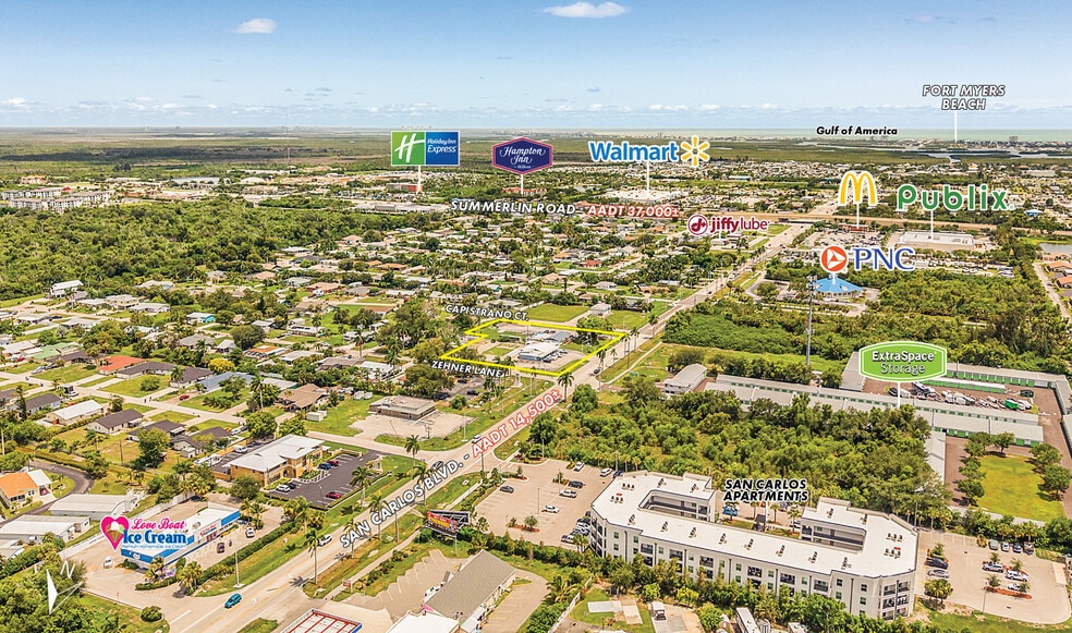 16641/16701 San Carlos Blvd. portefeuille de 2 biens à vendre sur LoopNet.fr - Aérien – Image 3 sur 6
