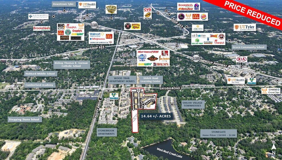 2043 Shiloh Road, Tyler, TX à vendre - Photo de l’immeuble – Image 2 sur 23