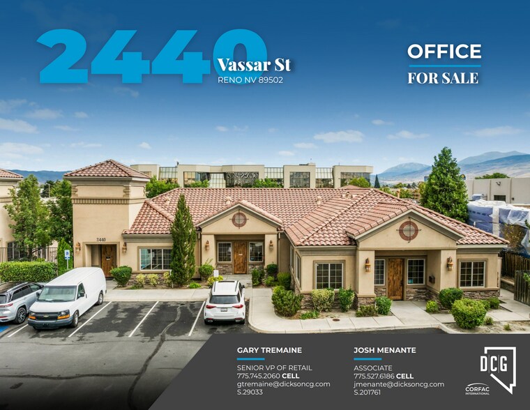 2440 Vassar St, Reno, NV à vendre - Photo de l’immeuble – Image 1 sur 7