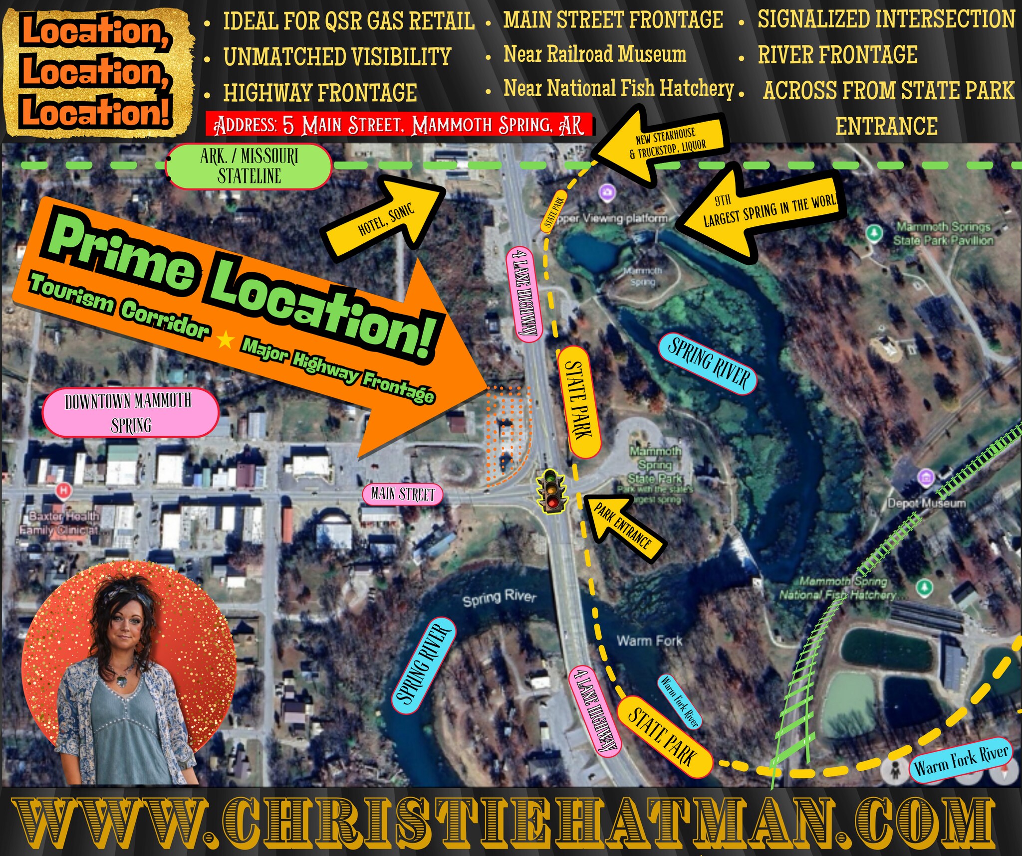 15 Main St, Mammoth Spring, AR à vendre Photo principale– Image 1 sur 30