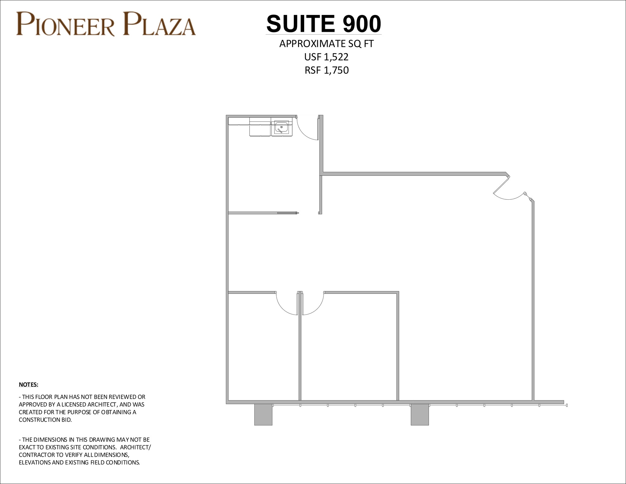 900 Fort Street Mall, Honolulu, HI à louer Plan de site– Image 1 sur 1