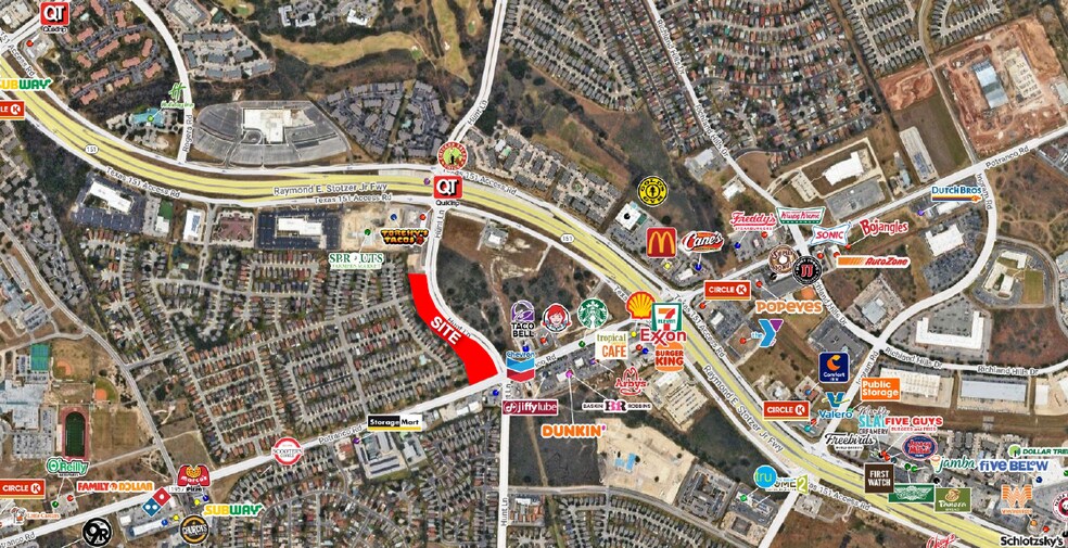 Hunt Lane, San Antonio, TX à vendre - Aérien – Image 1 sur 3