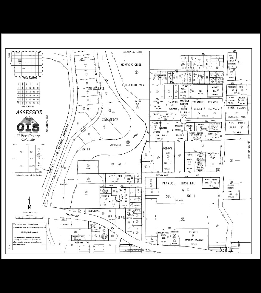 510-512 W Fillmore St, Colorado Springs, CO à vendre Plan cadastral– Image 1 sur 17