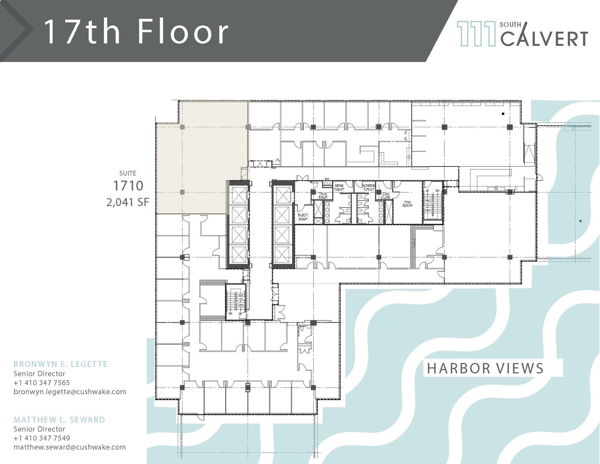 111 S Calvert St, Baltimore, MD à louer Plan d’étage– Image 1 sur 1