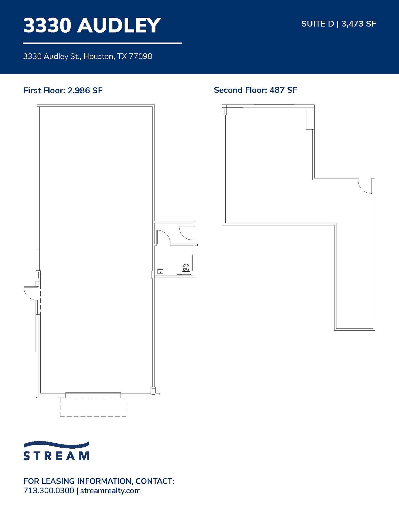 3330 Audley St, Houston, TX à vendre Plan d’étage– Image 1 sur 1