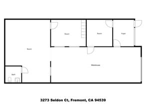3390 Seldon Ct, Fremont, CA à louer Plan d’étage– Image 2 sur 6