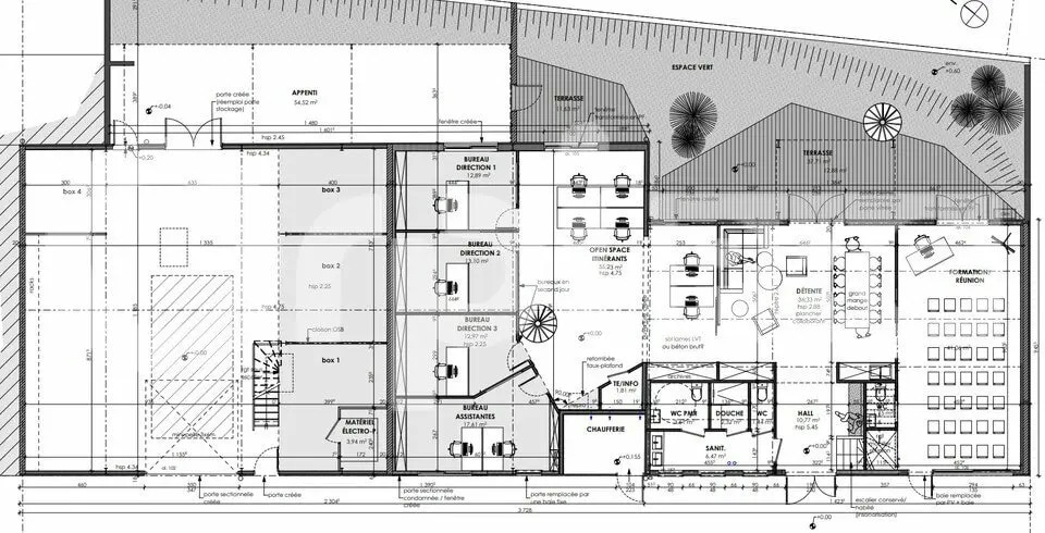 Bureau dans Périgny à louer - Plan d’étage – Image 2 sur 2