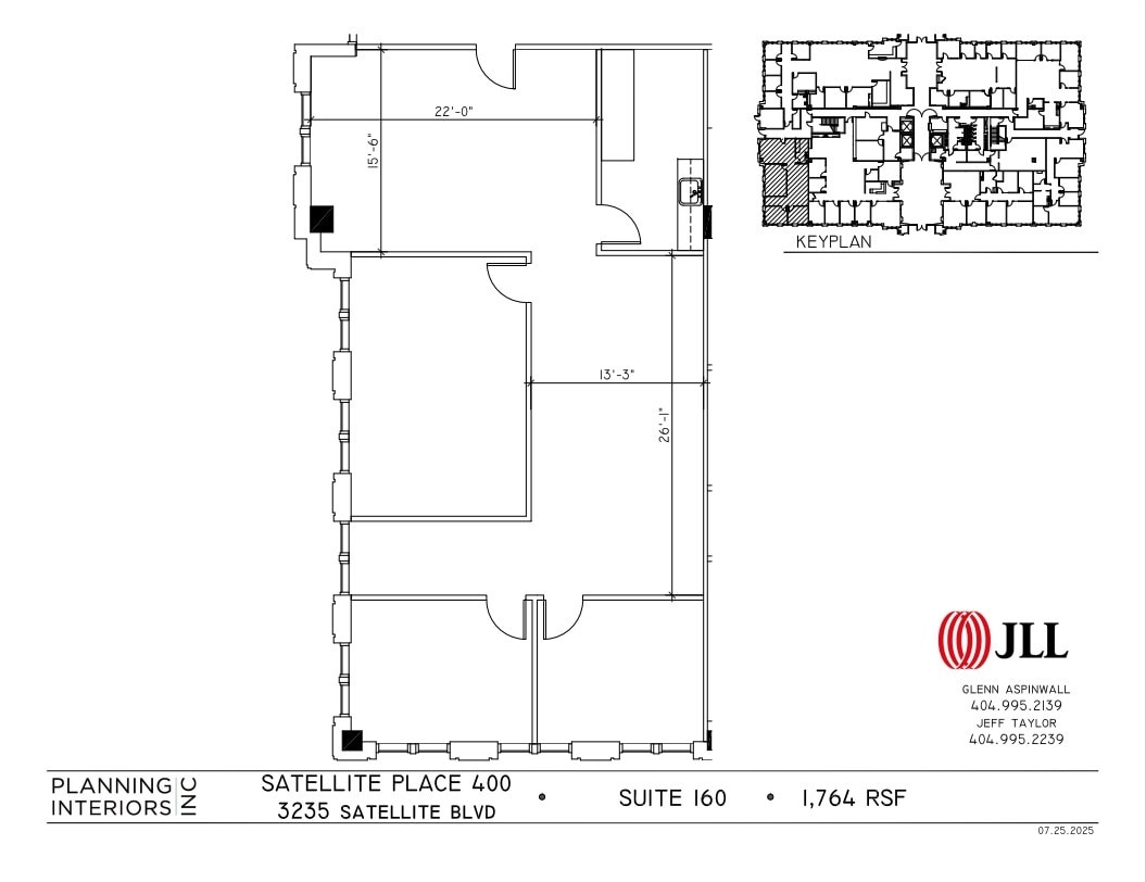 3095 Satellite Blvd, Duluth, GA à louer Plan d’étage– Image 1 sur 1