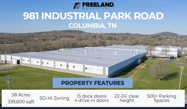 981 Industrial Park Rd, Columbia, TN à louer Photo intérieure– Image 2 sur 2