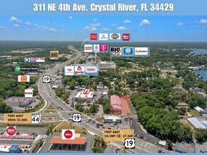 311 NE 4th Ave, Crystal River, FL - Vue aérienne vue de carte - Image1