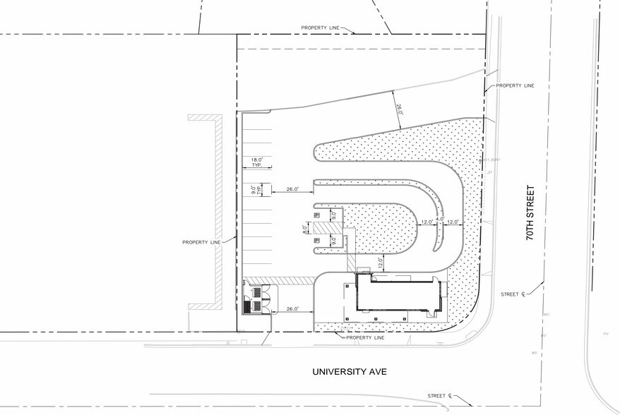 6970-6990 University Ave, La Mesa, CA à louer - Plan de site – Image 3 sur 4