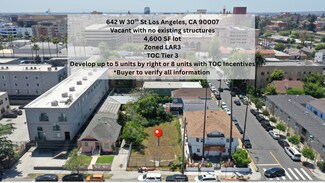Plus de détails pour 642 30th St, Los Angeles, CA - Terrain à vendre