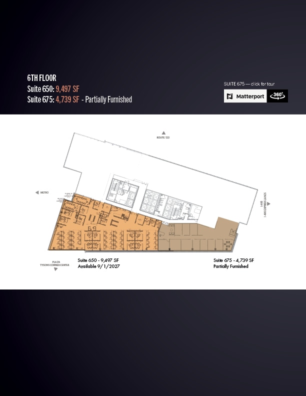 7900 Tysons One Pl, Tysons, VA à louer Plan d’étage– Image 1 sur 1