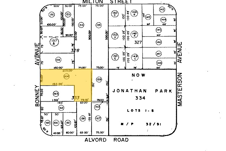 5855 S Bonney Ave, Tucson, AZ à vendre - Plan cadastral – Image 2 sur 5