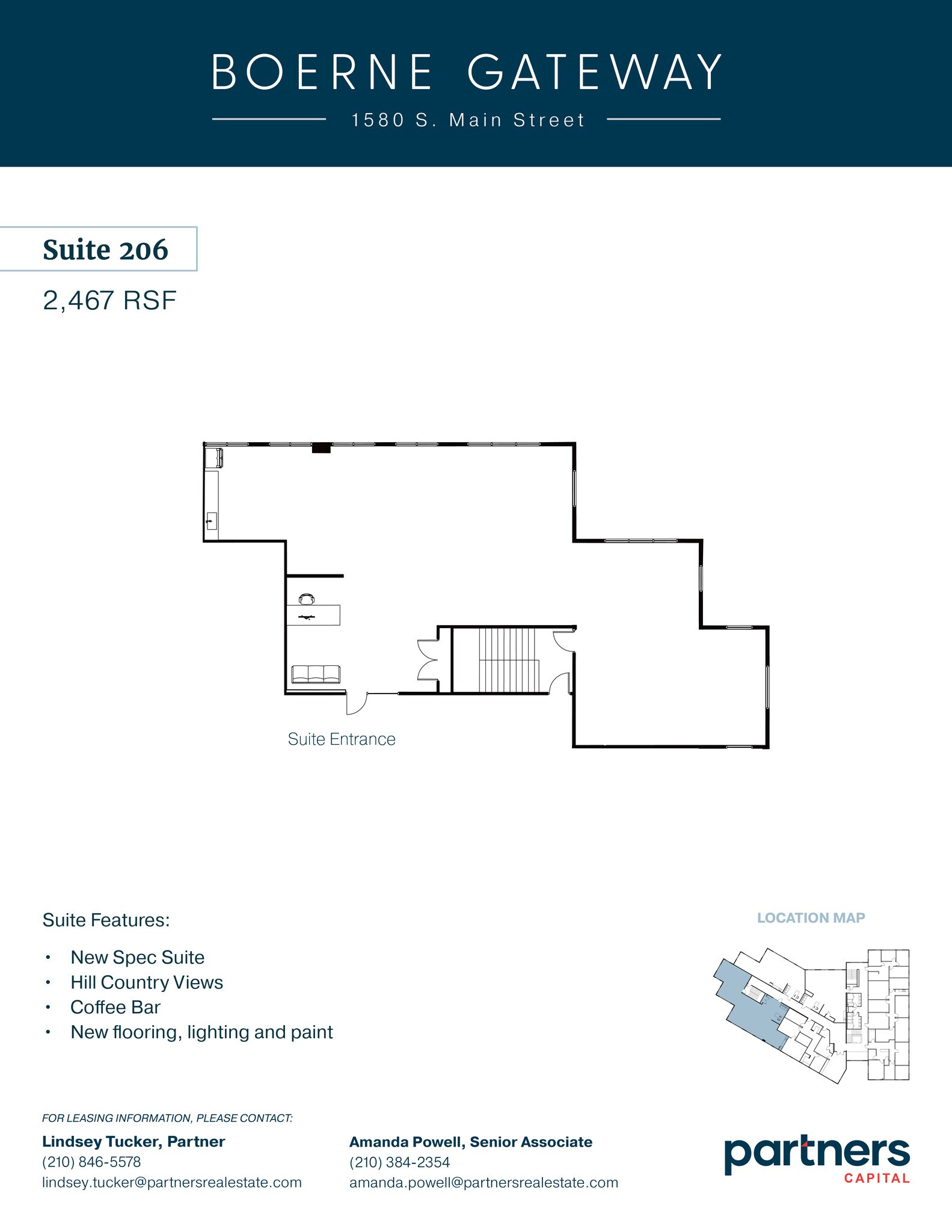 1580 S Main St, Boerne, TX à vendre Plan d’étage– Image 1 sur 1