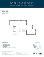 1580 S Main St, Boerne, TX à vendre Plan d’étage– Image 1 sur 1