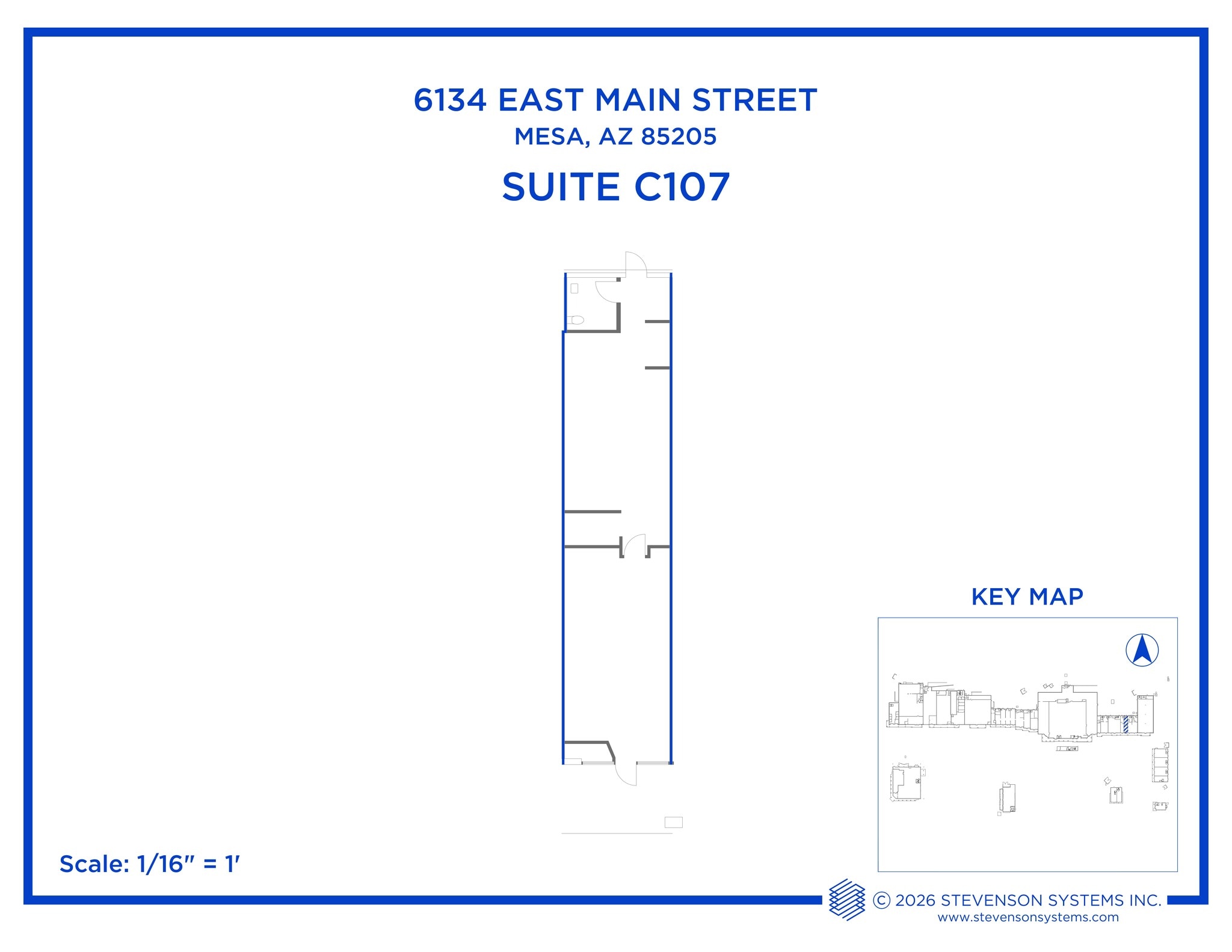 6016-6036 E Main St, Mesa, AZ à louer Plan de site– Image 1 sur 1